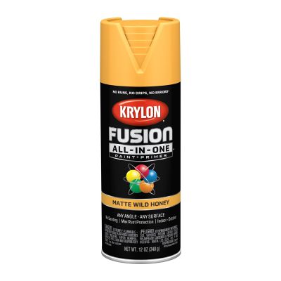 Krylon Fusion All-In-One Paint + Primer, Matte Wild Honey