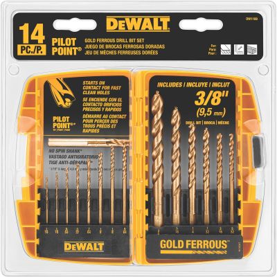 DeWalt Pilot Point Twist Drill Bit 14-Piece Set