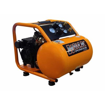 EMXHP1P005SS image(0) - Hulk by EMAX 1hp 5 Gal. Silent Air Portable Compressor