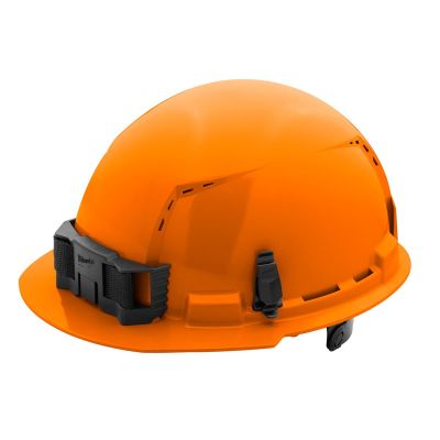 MLW48-73-1232 image(0) - Orange Front Brim Vented Hard Hat w/6pt Ratcheting Suspension - Type 1, Class C