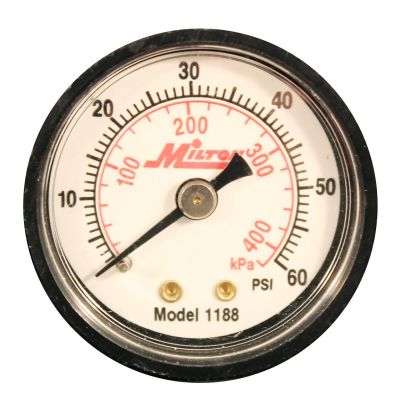 MIL1188 image(0) - Gage 1/8" NPT, 0-60 PSI