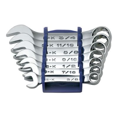 SKT86237 image(0) - 7PC STUBBY SAE WRENCH SET