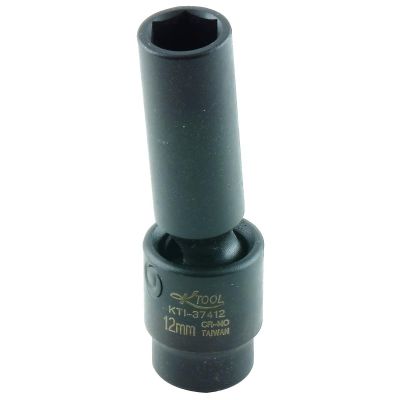 KTI37412 image(0) - SOC IMP FLEX 12MM 3/8" DR DEEP