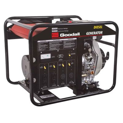 GDL37-310D image(0) - Diesel AC Generator - 6KW Max Output; 5KW Rated