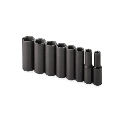 SKT4078 image(0) - SOCKET SET IMPACT 3/8IN. DRIVE 8PC SAE DEEP 6 PT