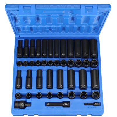 GRE1243RD image(0) - 3/8" Drive 43 Piece Standard/Deep SAE/Metric Set