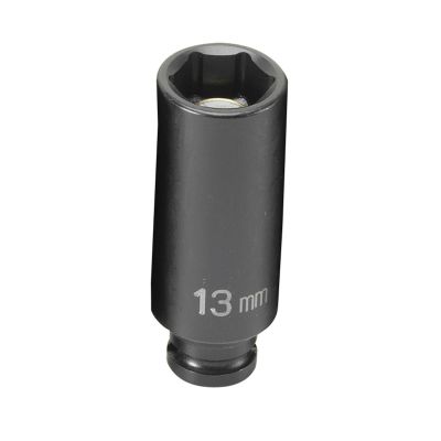 GRE913MDG image(0) - SOC 13MM 1/4D IMP MAG 6PT DP BLK