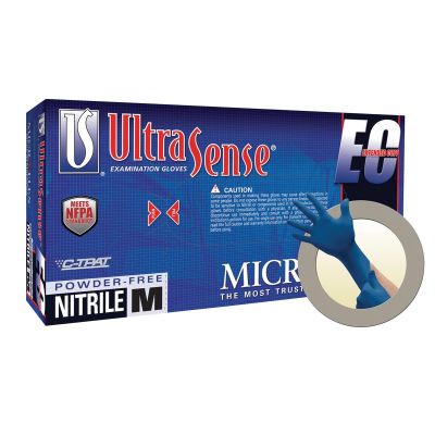 MFXUSE880M image(0) - ULTRASENSE EC NITRILE GLOVES M 100PK