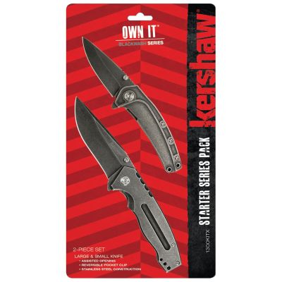 KER1300KITX image(0) - 2 PIECE OWN IT BLACKWASH SERIES KNIFE ST