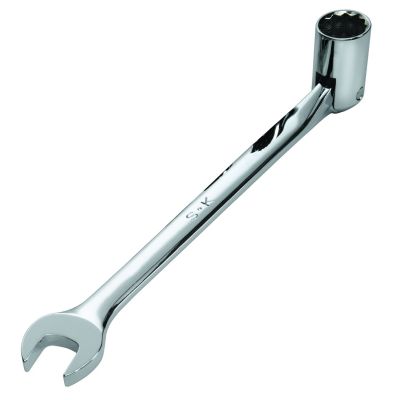19mm 12-Point Metric Flex Comb Chrome Wrench