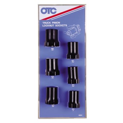 6PC Pinion Locknut Socket Display