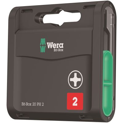 Wera Bit-Box with PH 2x25 Bits (20 pc. Same Bit)