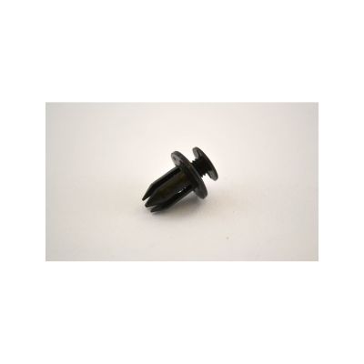 Black Nylon Push-Type Retainer; Fits Into 7mm Hole (25/Bag)