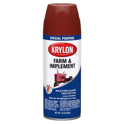 Krylon Farm/Implement Paints; Red Oxide Primer; 12 oz.; Aerosol