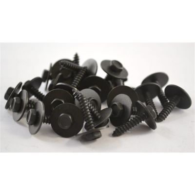 Loose Washer Black Phosphate Finish Sheet Metal Screw (Bag 100)