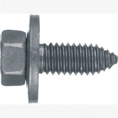 Type Ca Bolts O.D. Loose Washer Black, Screw size: 1", 3/8" 16 x 1", 9/16" hex head, Quantity: 1