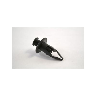 Black Nylon Bumper Fascia Retainer; Head Diameter 20mm (100/Bag)