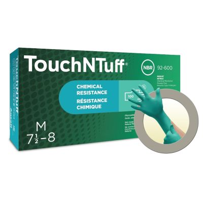 GLOVE TOUCHNTUFF 92-600 NITRILE SZ M 100PK