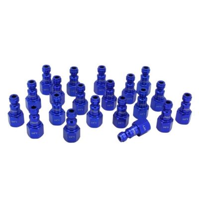 ColorFit Plugs, T-style, Blue, Box of 20