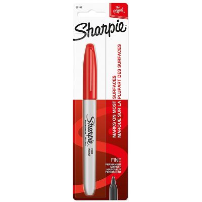 Sharpie Fine Point Permanent Marker, Red