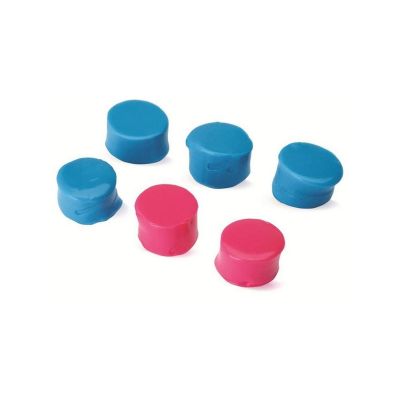 Silicon Plugs Pink and Teal