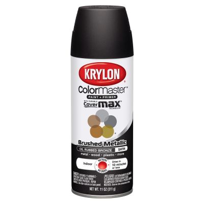 Krylon Colormaster Paint; Oil Rubbed Bronze; 11 oz. Aerosol