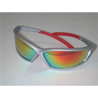 Safety Glasses 4 x 4, Wraparound Four-Sided Black Frame, Black Lens, Soft Nosepiece