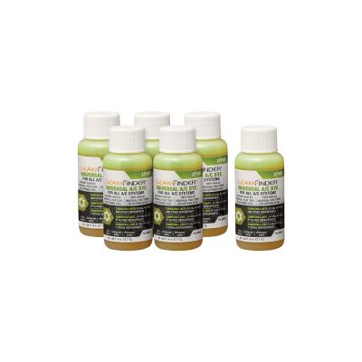 LeakFinder (6) 1-oz (30 ml) bottles, universal A/C dye
