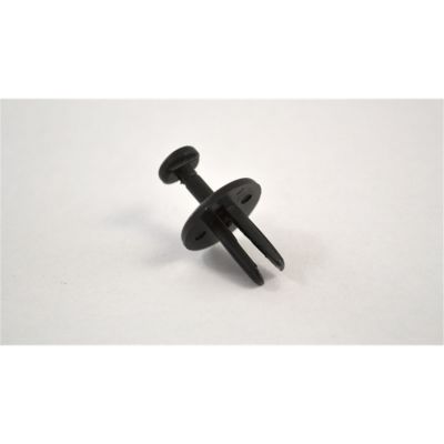 Black Nylon Front Fender Mud Skirt and Fender Liner Push-Type Retainer; Head Dia: 11/16" (25/Bag)