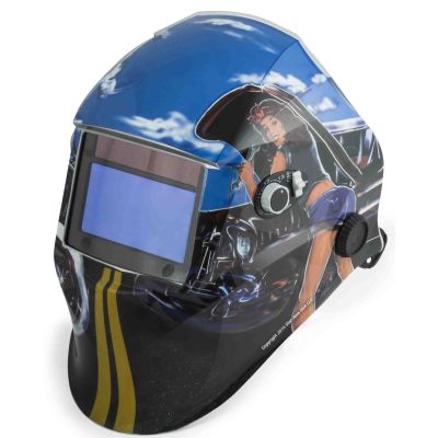 SOLAR POWERED AUTO DARK WELDING HELMET