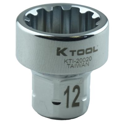 12mm x 1/4 in. Drive Spline Socket (EA)