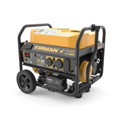 Open Frame 4650/3650W Remote Start Gasoline Powered Portable Generator with Wheel Kit