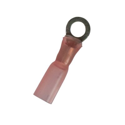 22-18 #6 Red CS Heat Shrink Ring - 5 Piece