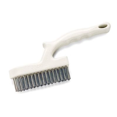 Corner Cleaner 10" Wire Brush, Black Tempered
