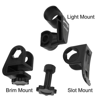 Bayco Multi-Angle Helmet Mount for Accessory Slot or Brim