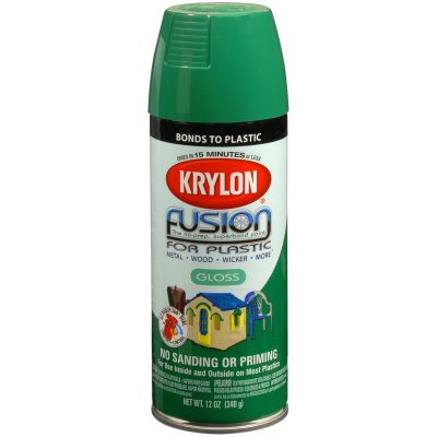 Krylon Fusion for Plastic; Spring Grass; 12 oz. Aerosol