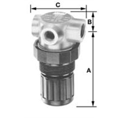 1/4" miniature air regulator