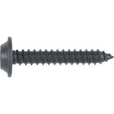 Philips Flat Top Washer Head Black Trim Screw, Screw size: 8 x 5/8", 13/32 O.D. washer, Qty: 100