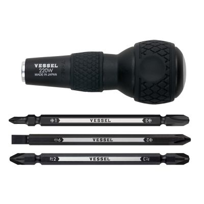 Ratcheting Ball Grip Screwdriver