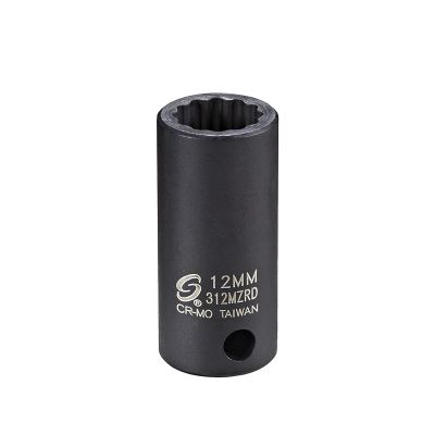Sunex 3/8 in. Drive 2mm 12-Point Semi-Deep Impact Socket