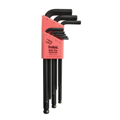 Prohold Ballend L-Wrench Metric Set 1.5 Thru 10Mm