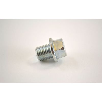 Drain Plug 12mm - 1.25" Regular Point Zinc Plate 14mm Hex (6-pk)