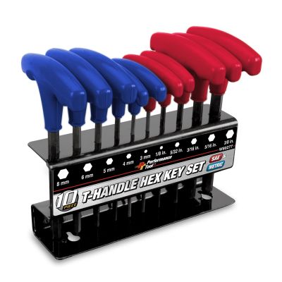 10-Piece T-Handle Hex Key Set