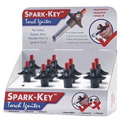Spark Key Torch Ignitor 12 Pack Counter Display