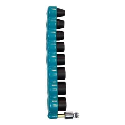 Makita Impact GOLD 3/8 in. Drive SAE Socket 9-Piece Set w/ 15 Tilt Socket Adapter