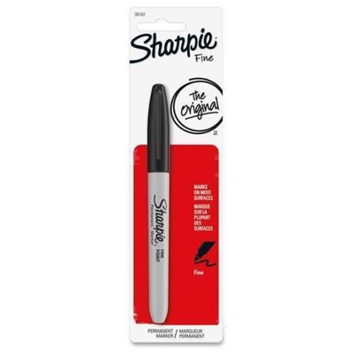 Sharpie Fine Point Permanent Marker, Black