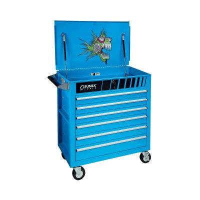 Sunex Tools Premium Full-Drawer Service Cart, Nitro Fish