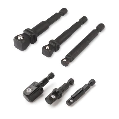 TIT12001 image(0) - 6 pc. Stubby and Wobble Socket Adapter Set