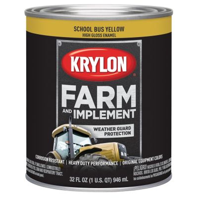 Farm and Implement Paints - 1 Quart, School Bus Yellow