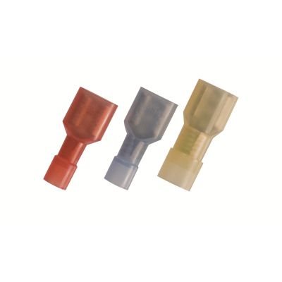 12-10 .250 Yellow FI Nylon FM Disconnect 50 Pcs